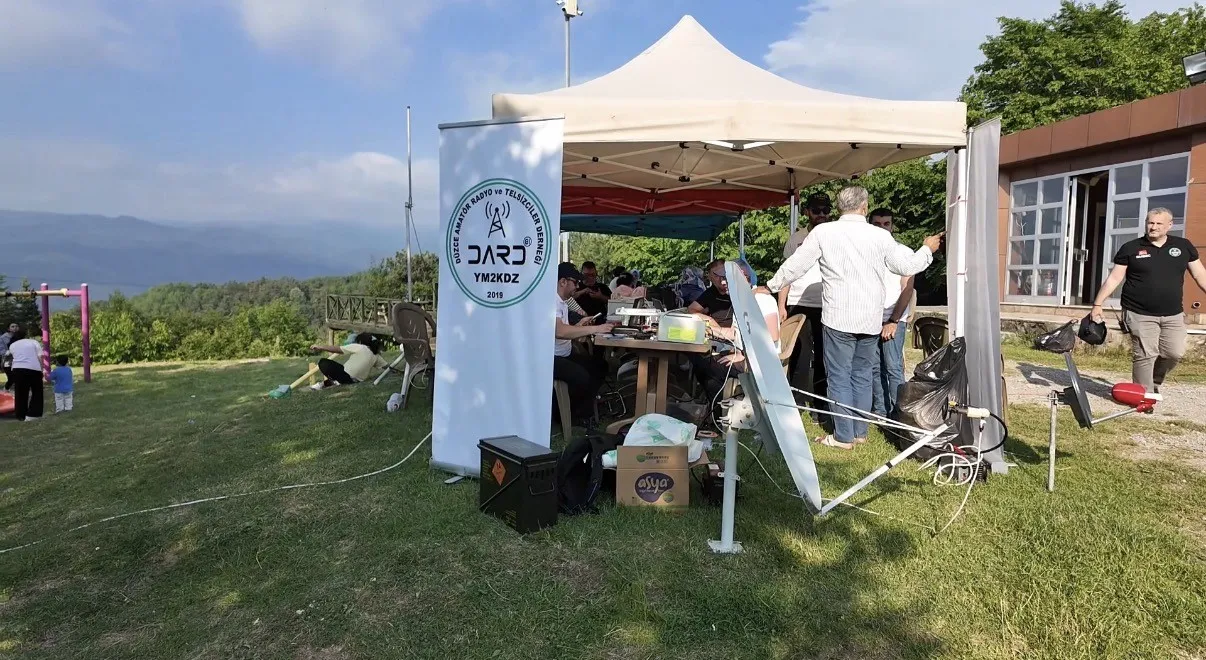 Amatör telsizciler Düzce’de buluştu