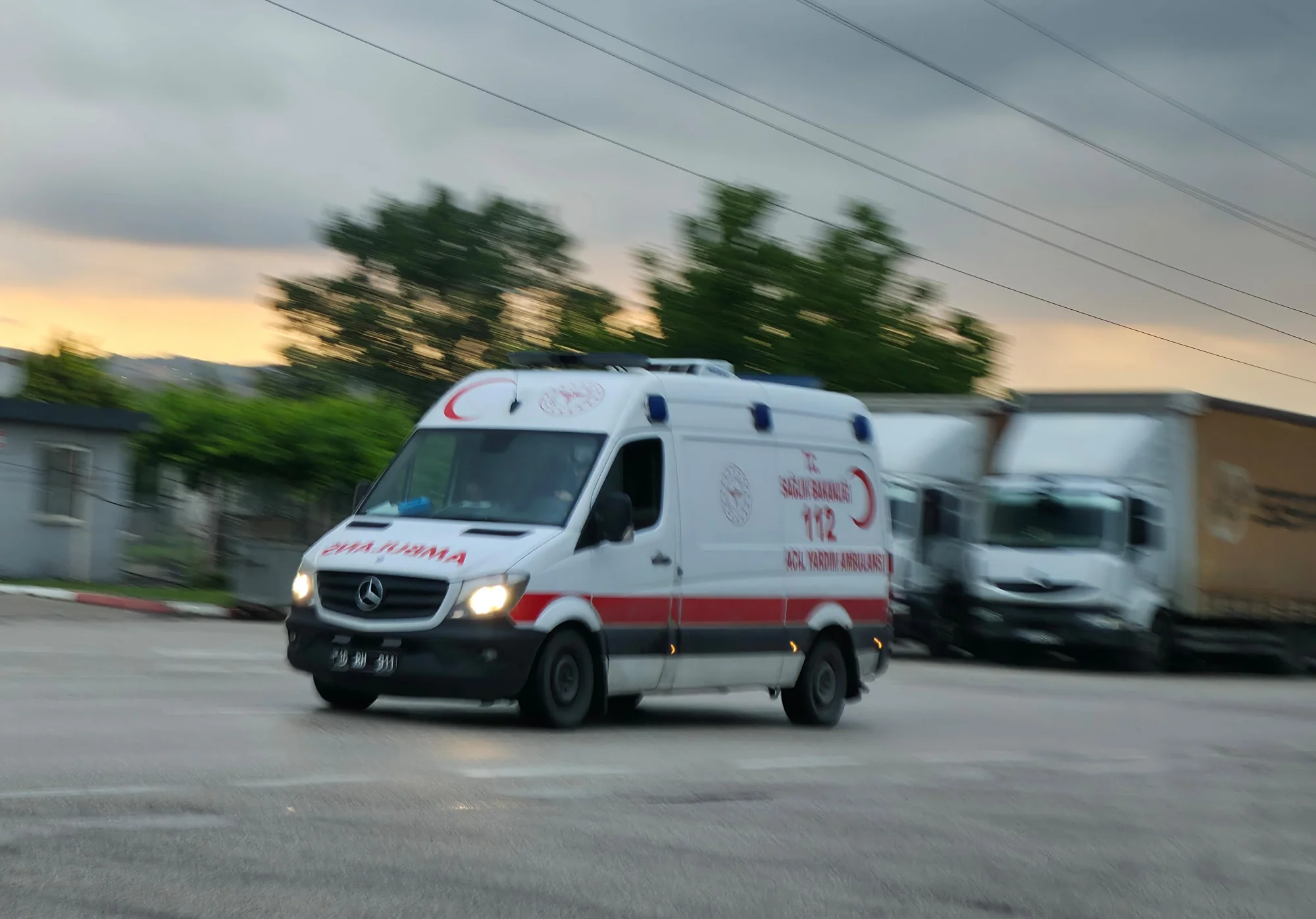 İnegöl OSB köprüsünde intihar girişimi