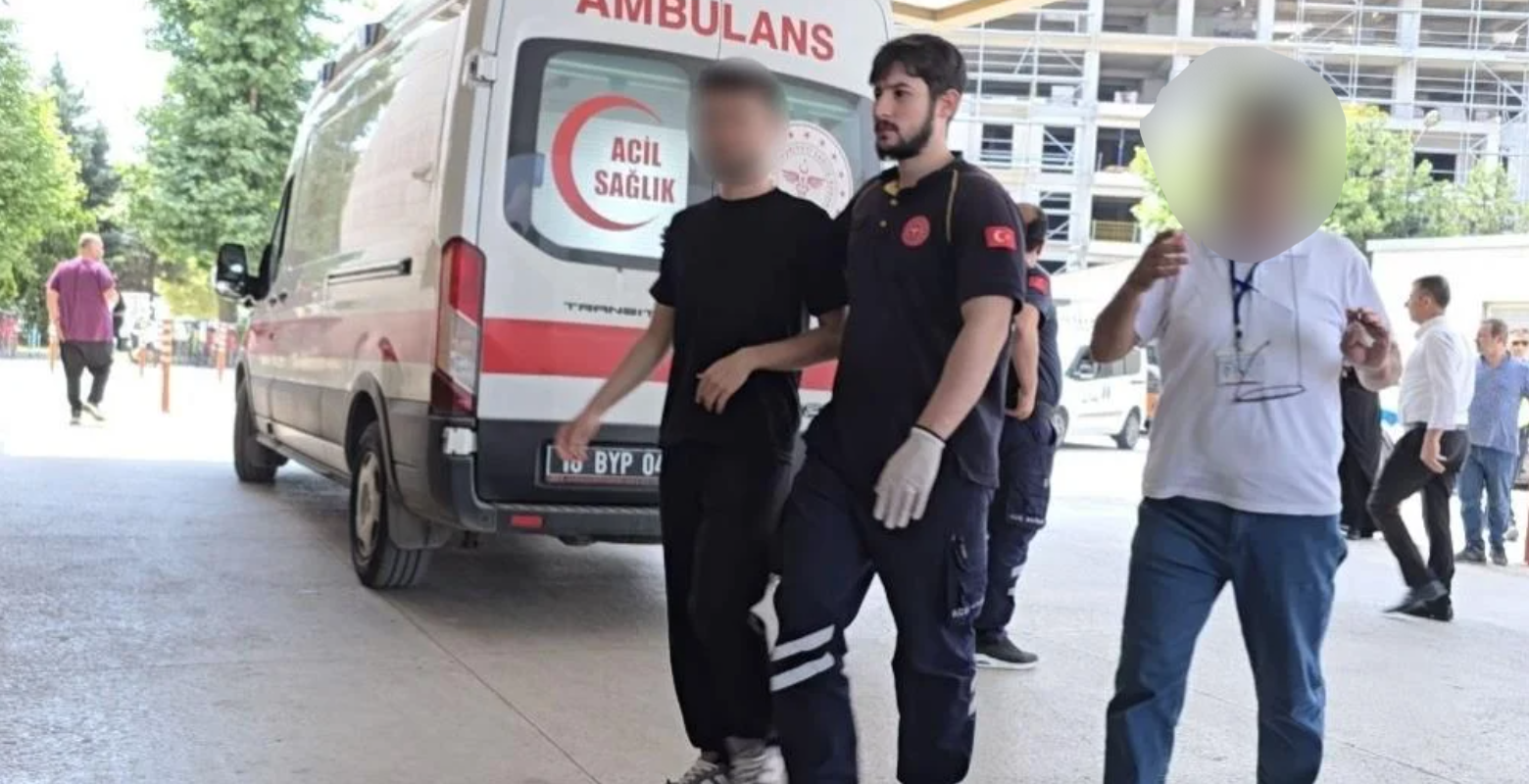 İnegöl'de YKS'de fenalaşan öğrenci apar topar hastaneye kaldırıldı