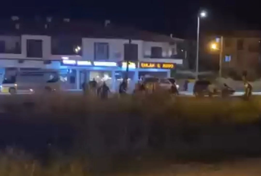 İnegöl'de kavga kameraya yansıdı