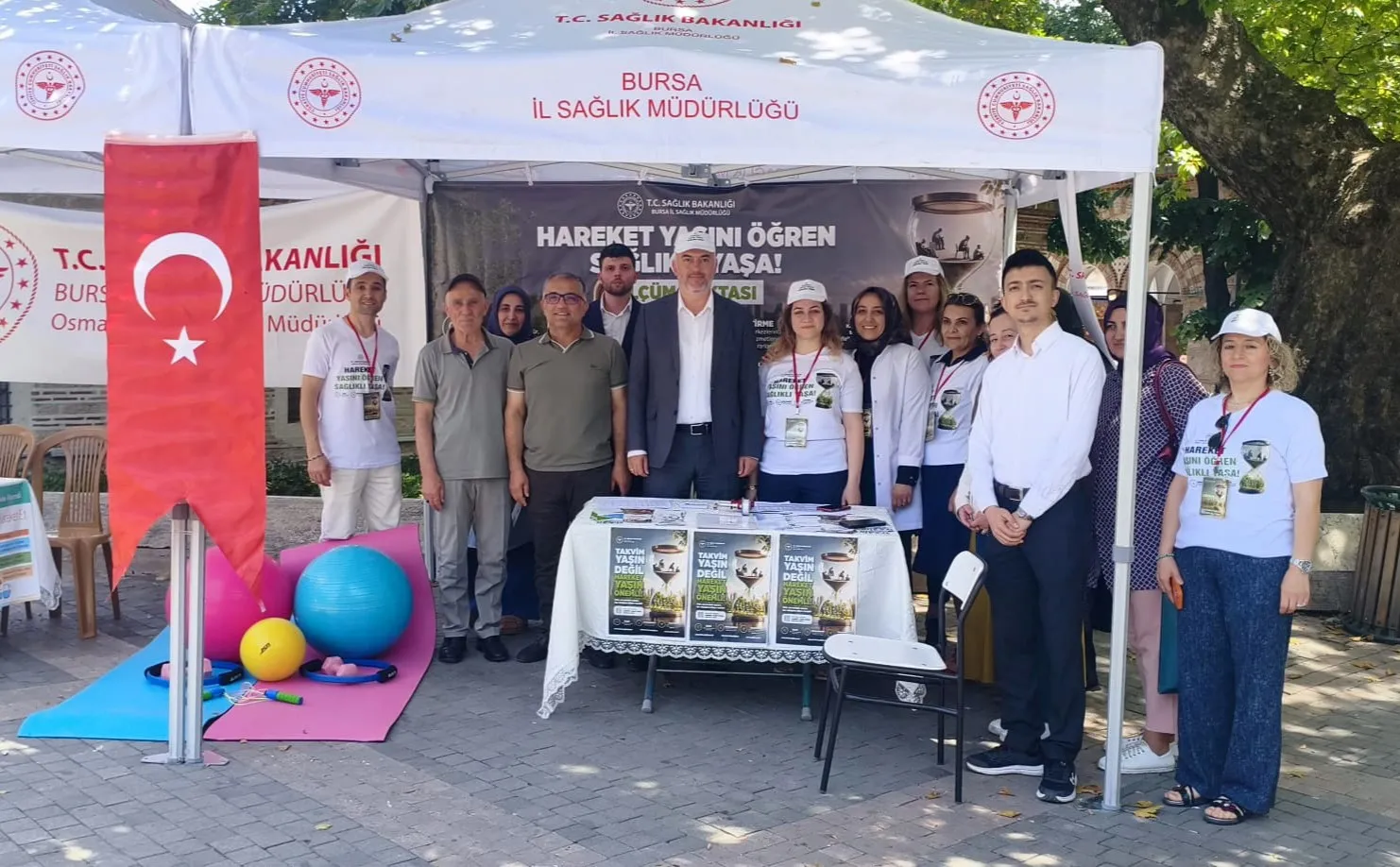 Bursa’da hareket yaşını öğren kampanyasına yoğun ilgi