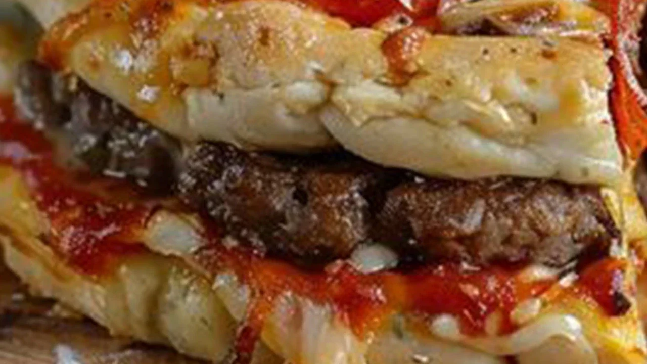 Gelinim Mutfakta burger pizzası tarifi ve malzeme listesi