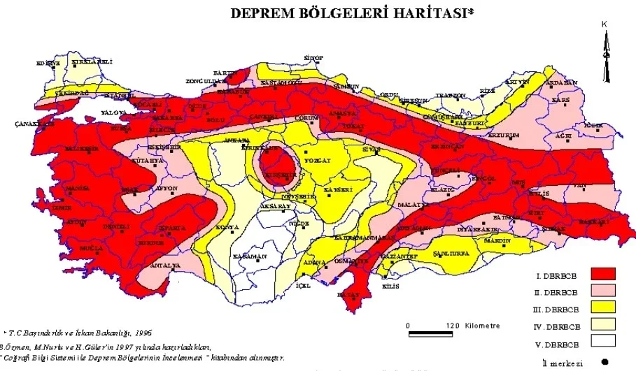 Korkutan Harita! İşte İnegöl'den Geçen Fay Hatları