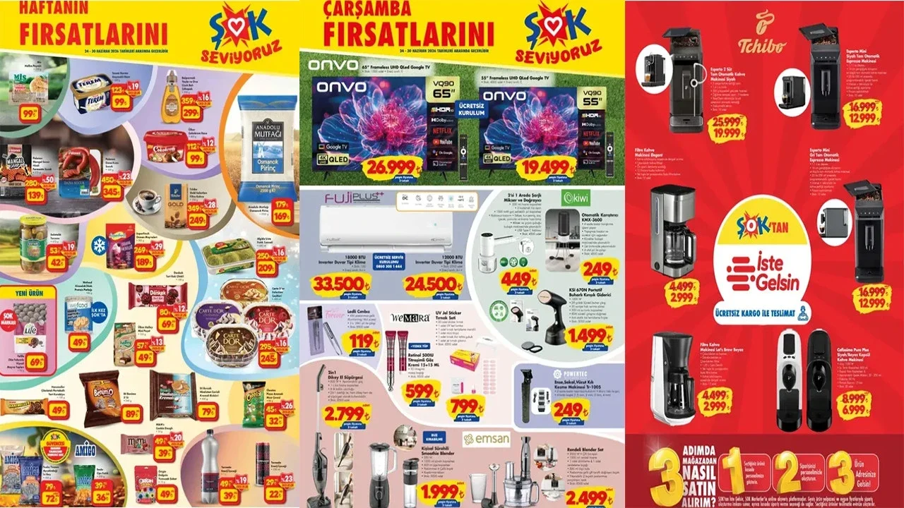 ŞOK 24 Haziran 2026 aktüel ürünler listesi: Klima, TV ve küçük ev aletleri