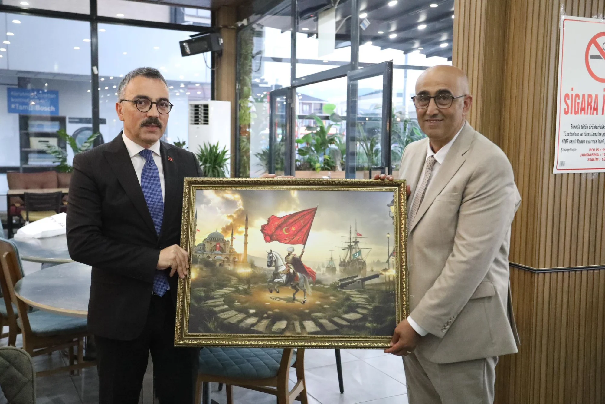 İnegöl Şavşatlılar Derneği'nden Kaymakam Eren Arslan'a Vefa Yemeği