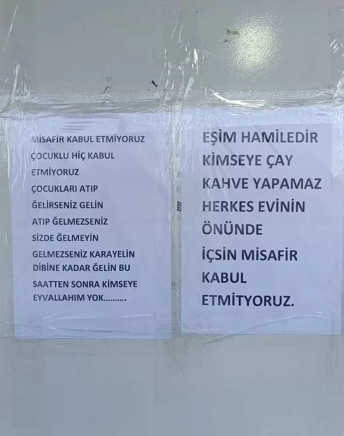 21 yıl sonra baba oldu! Kapıya astığı not olay yarattı