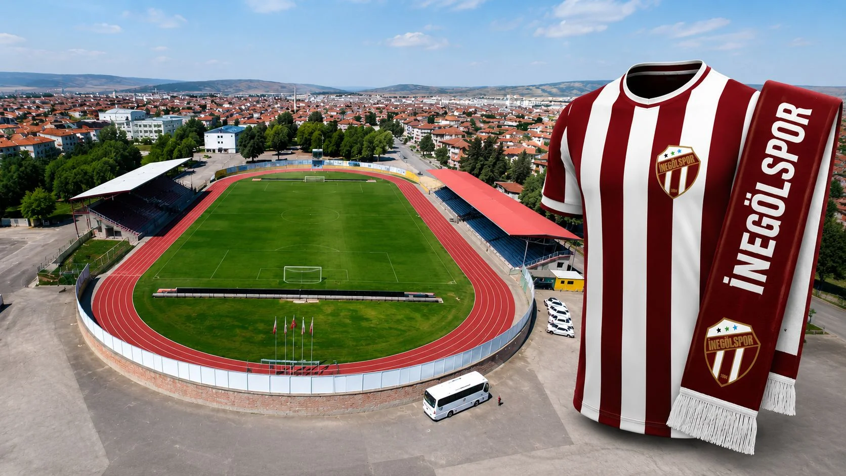 İnegölspor'dan Kombine Alan Taraftara Forma ve Atkı Hediyesi
