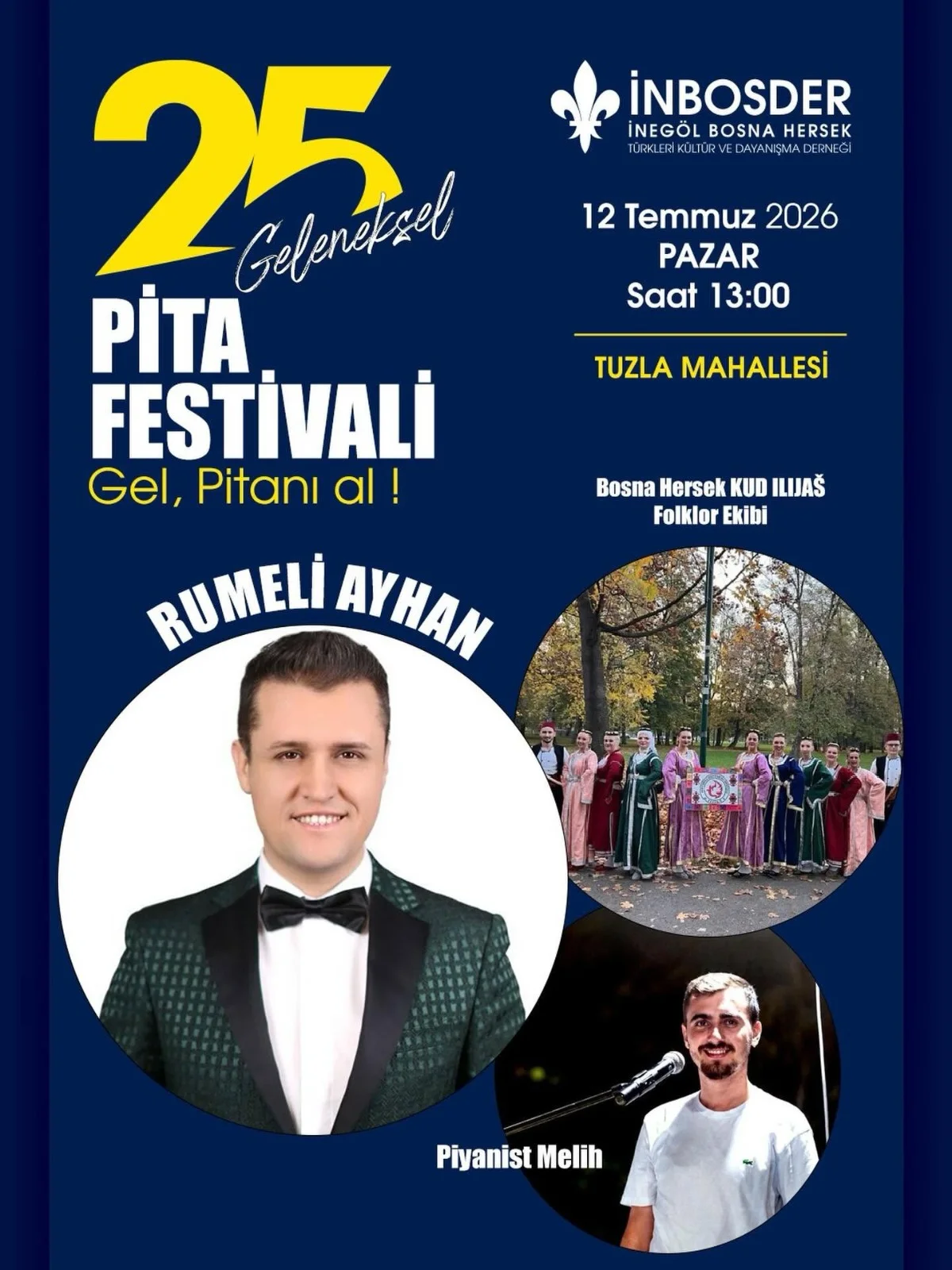 Rumeli Ayhan İnegöl'e Geliyor! 25. Pita Festivali'nin Tarihi Belli Oldu Rumeli Ayhan İnegöl'e Geliyor! 25. Pita Festivali'nin Tarihi Belli Oldu