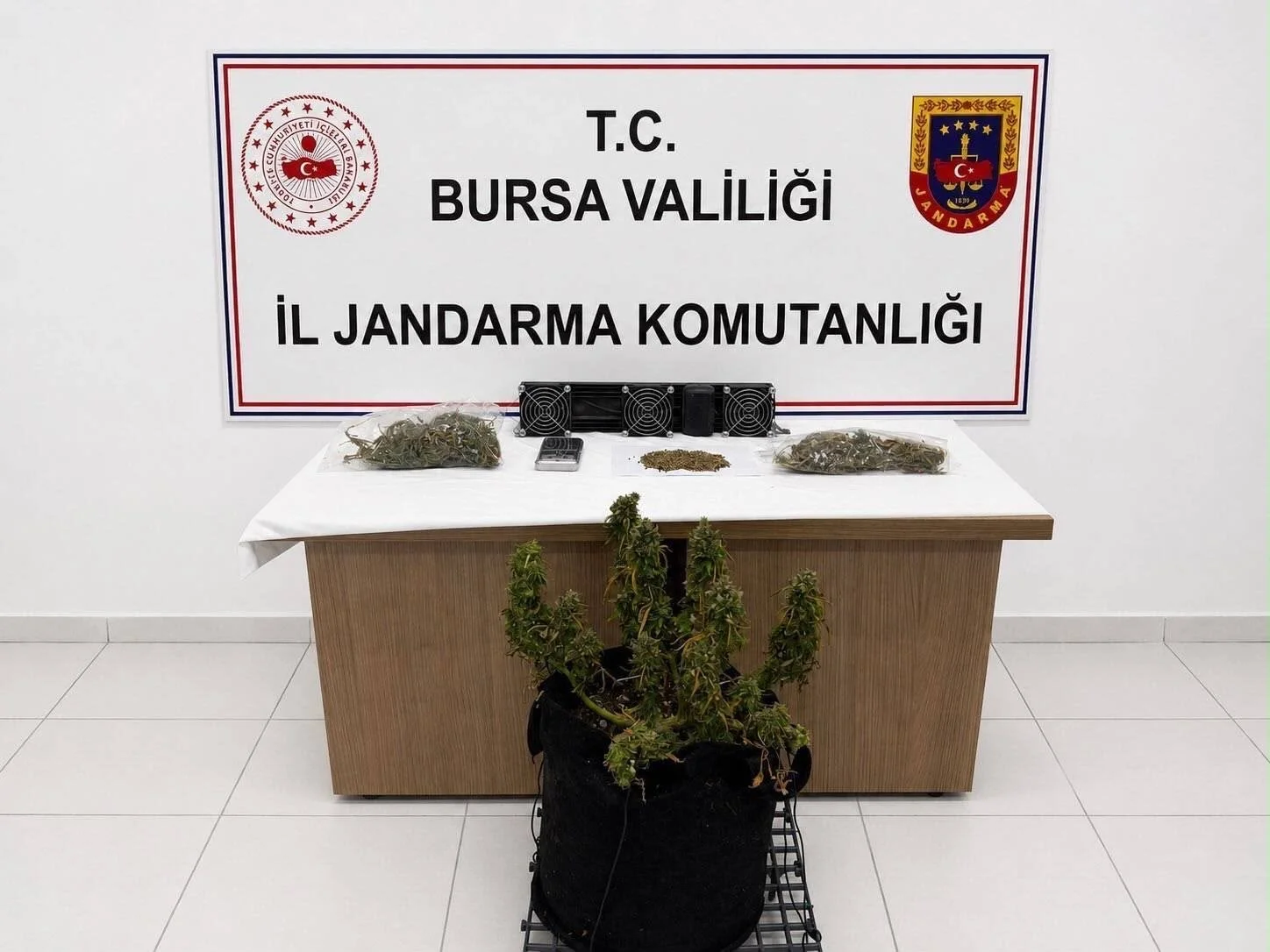İnegöl Dahil 3 İlçede Skunk ve Kenevir Ele Geçirildi