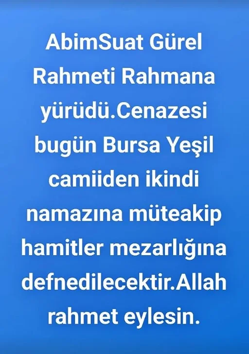 Yakup Gürel'in acı günü Yakup Gürel'in acı günü