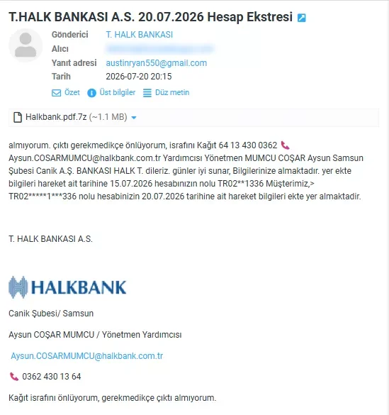 Halkbank adını kullandılar! Bu ayrıntı dolandırılmaktan kurtardı Halkbank adını kullandılar! Bu ayrıntı dolandırılmaktan kurtardı