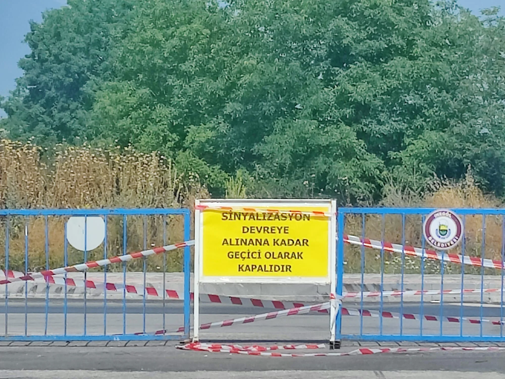 İnegöl'de Yeni Kavşak Geçici Olarak Kapatıldı! İnegöl'de Yeni Kavşak Geçici Olarak Kapatıldı!