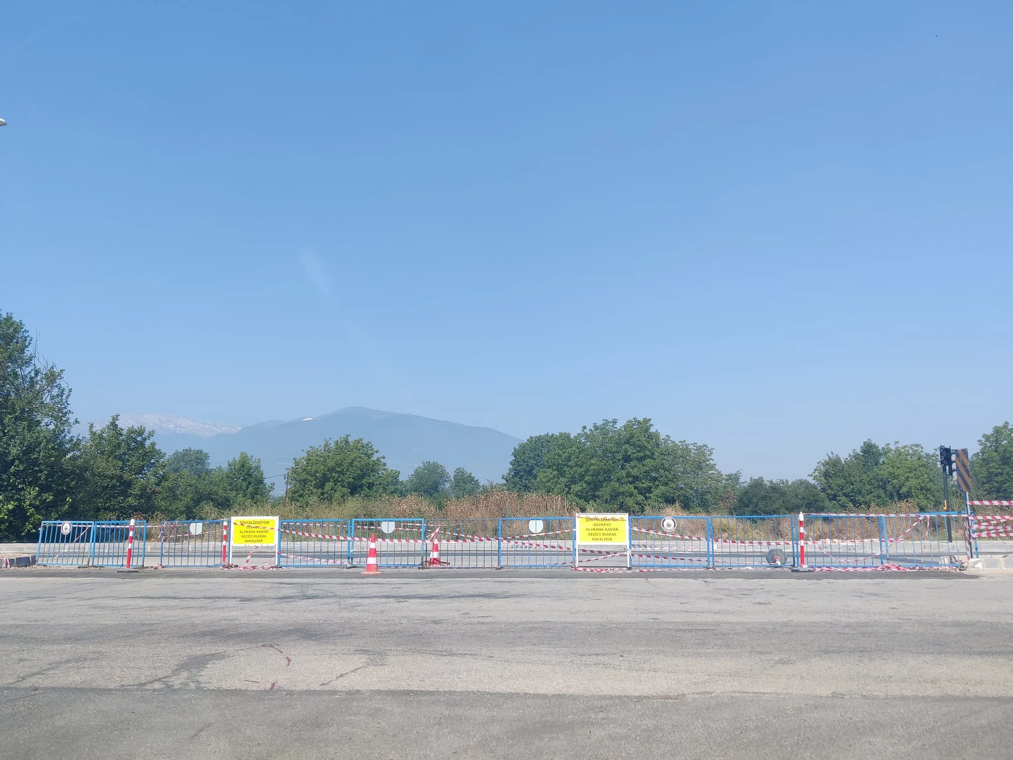 İnegöl'de Yeni Kavşak Geçici Olarak Kapatıldı!