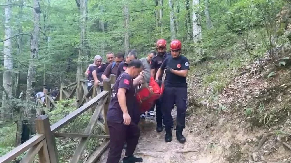 Oylat Şelalesi'nde Korku Dolu Anlar! Ekipler Talihsiz Kadın için Seferber Oldu