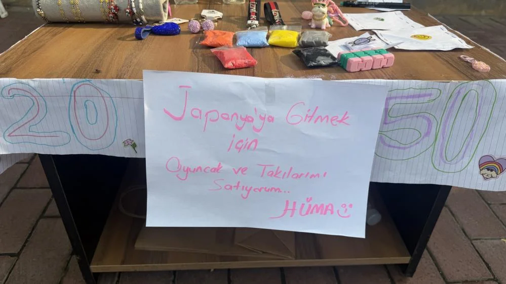 Küçük kız Japonya'ya gitmek için bakın ne yaptı