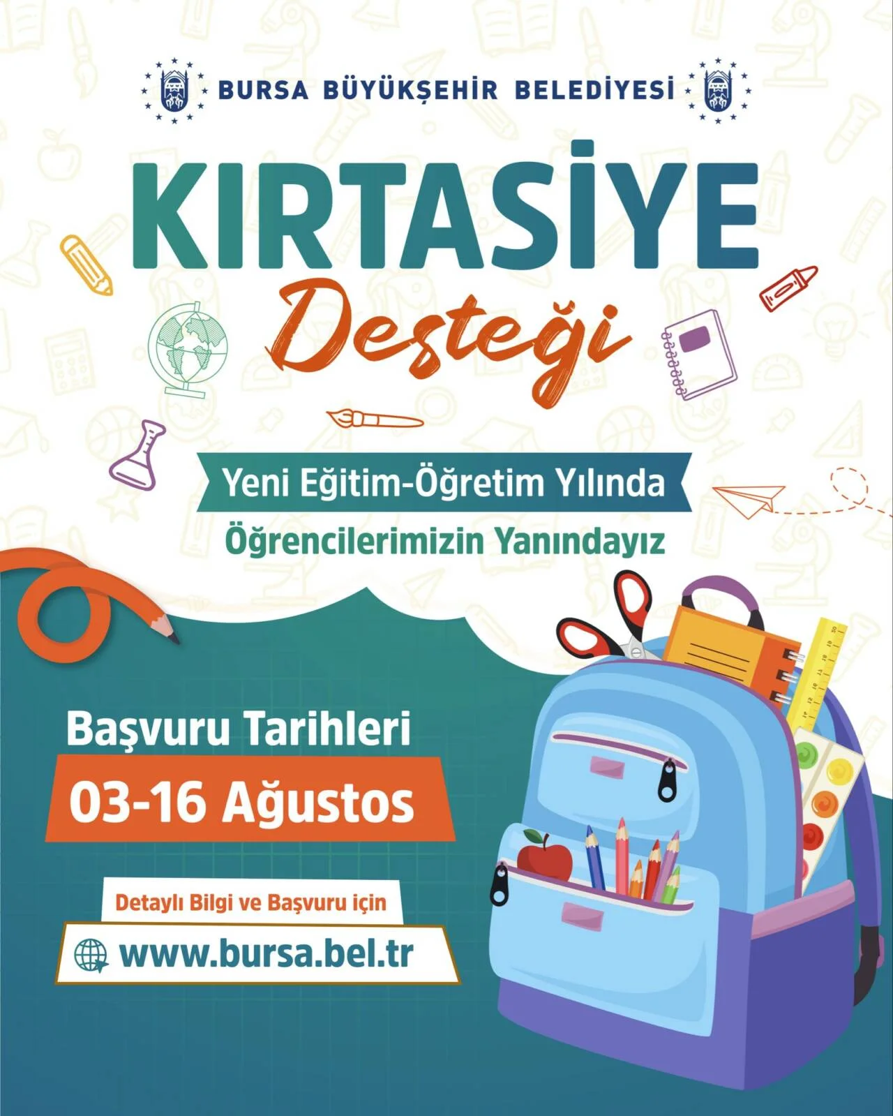 Büyükşehirden İhtiyaç Sahibi Ailelere Kırtasiye Desteği! Başvuru Tarihleri Açıklandı