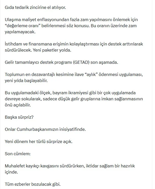Şamil Tayyar paylaştı! İşte Mehmet Şimşek'in emekli maaşı ve asgari ücret planı