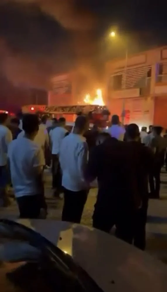 Yangına koşan itfaiye eri mücadele sırasında hastanelik oldu!