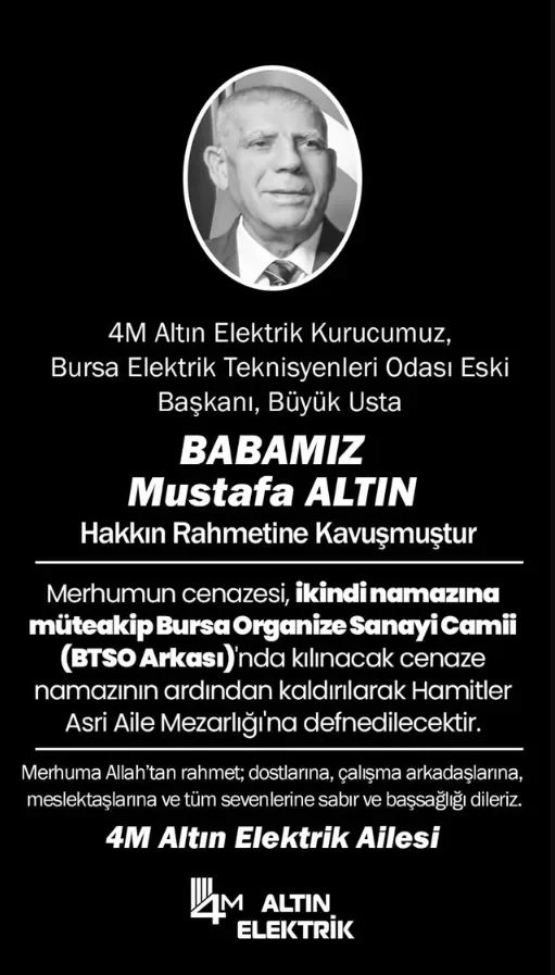 Bursa'da acı kayıp! İş dünyasının sevilen ismi hayatını kaybetti Bursa'da acı kayıp! İş dünyasının sevilen ismi hayatını kaybetti