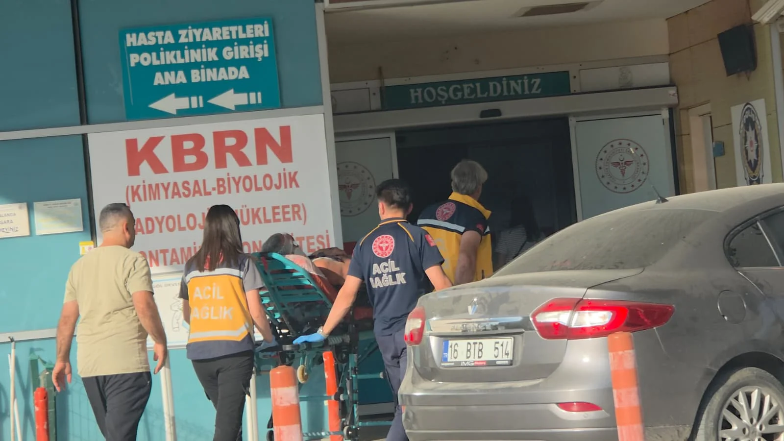 İnegöl'de bulvar üzerinde motosiklet kazası
