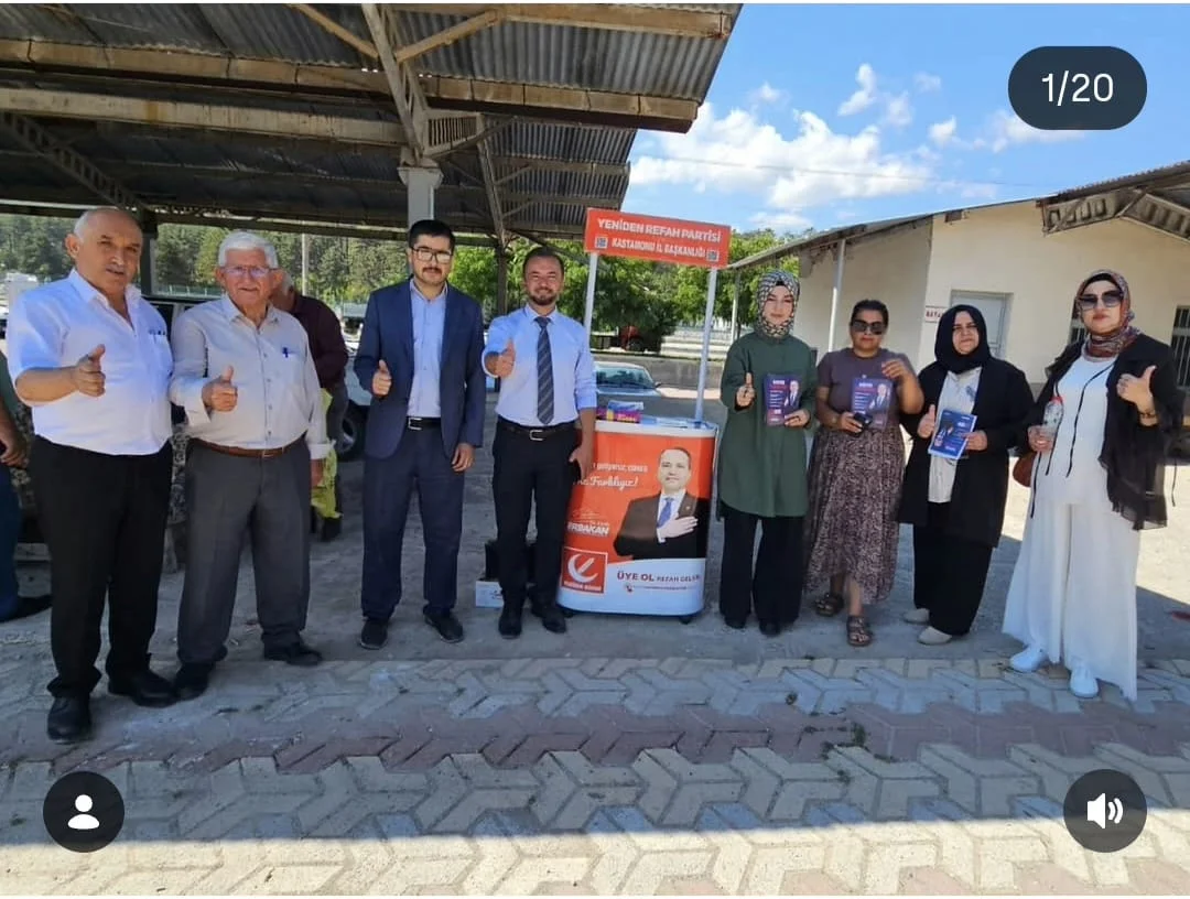 Yeniden Refah Partisi Kastamonu teşkilatı İhsangazi’de vatandaşla buluştu