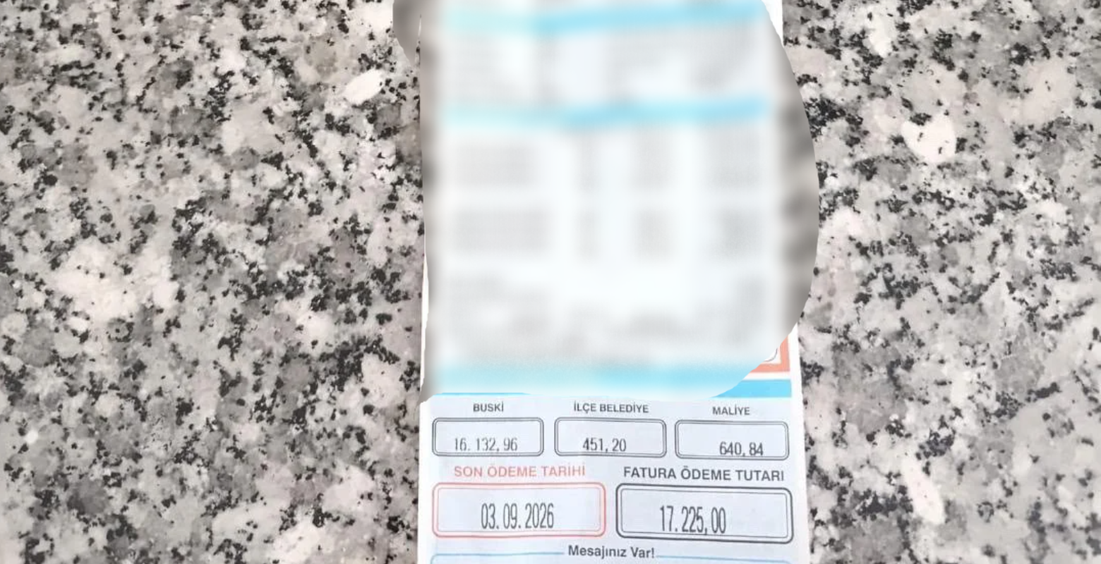 Su faturasını görünce hayatının şokunu yaşadı