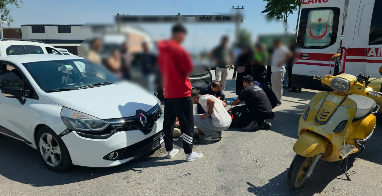 İnegöl’de 3 Araçlı Kaza! Motosiklet Sürücüsü Ağır Yaralı