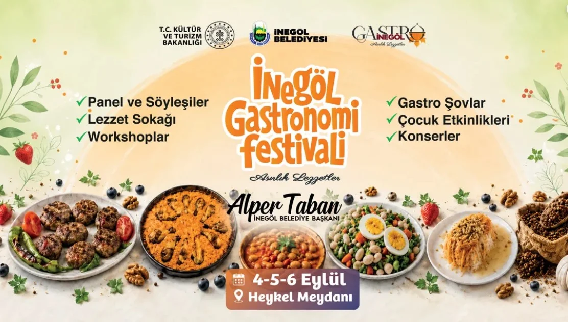 İnegöl’de Büyük Festival Yarın Başlıyor! Tam 3 Gün Sürecek