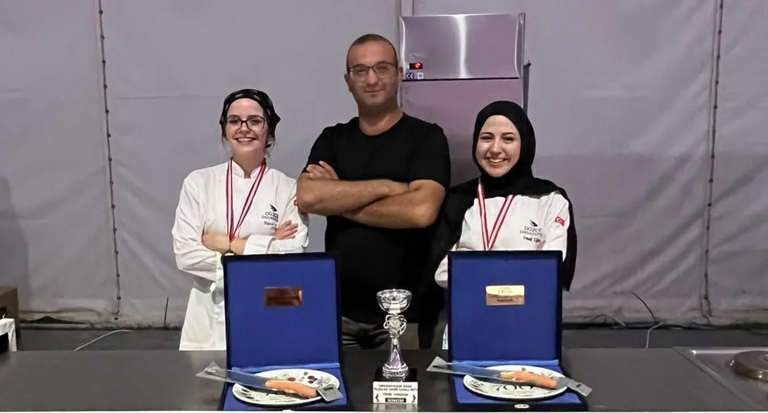 Gastronomi öğrencilerinden gümüş madalya