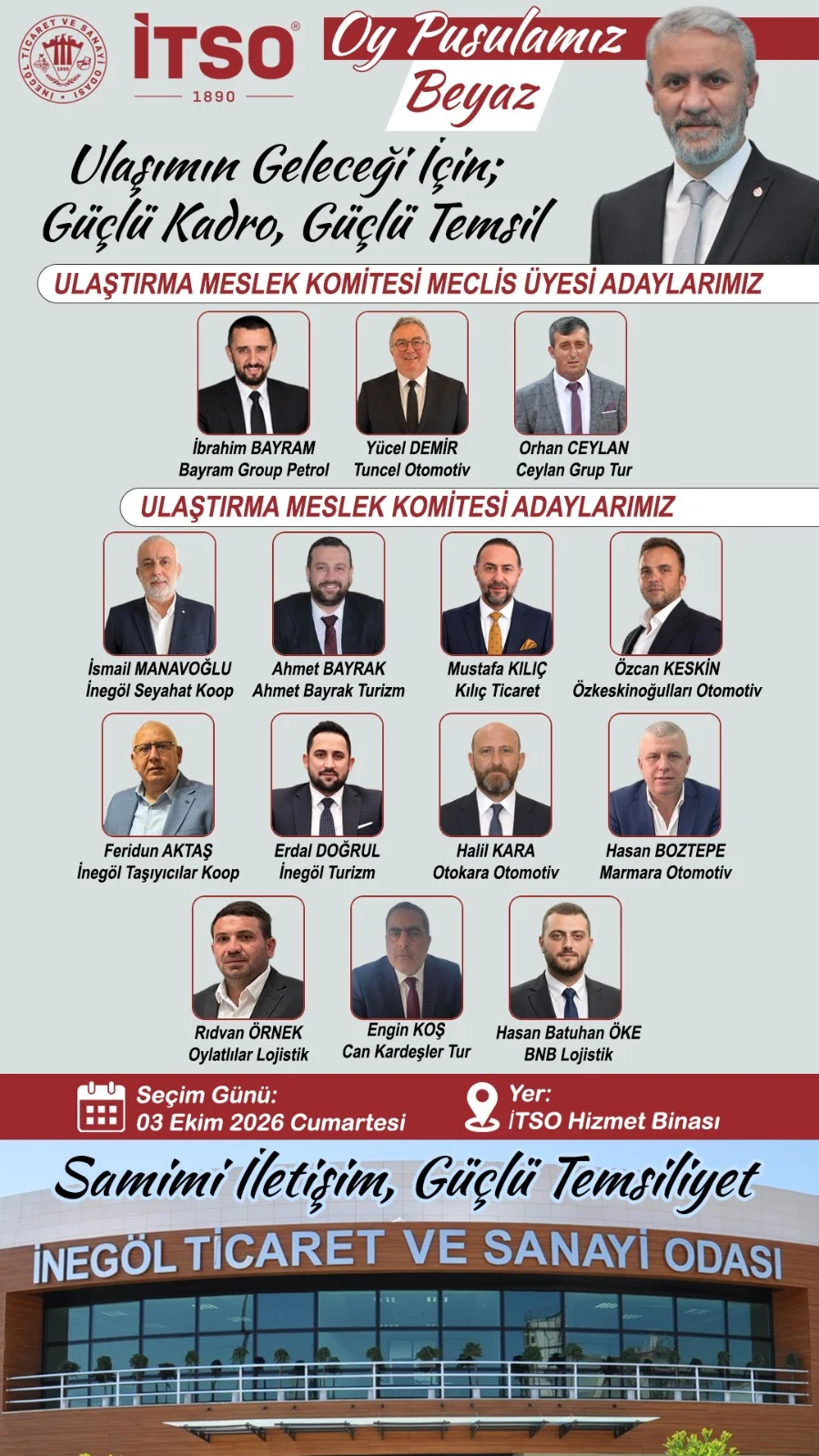 İsmail Manavoğlu’ndan İnegöl’de Sektörel İstişare ve Takip Sözü
