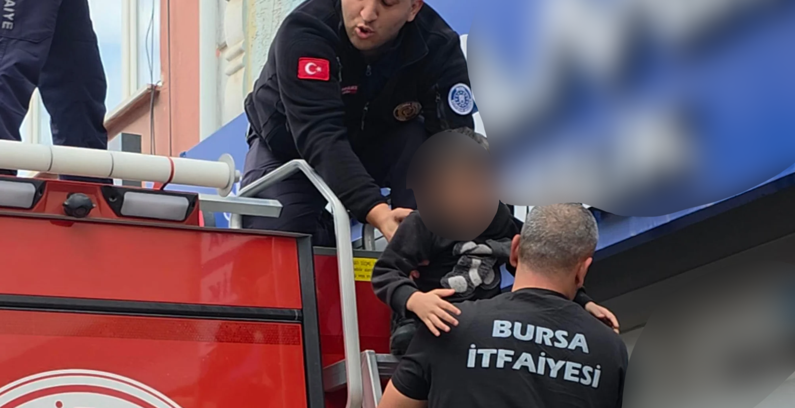 İnegöl'de hareketli saatler! Çocuğu gören ekipler alarma geçti