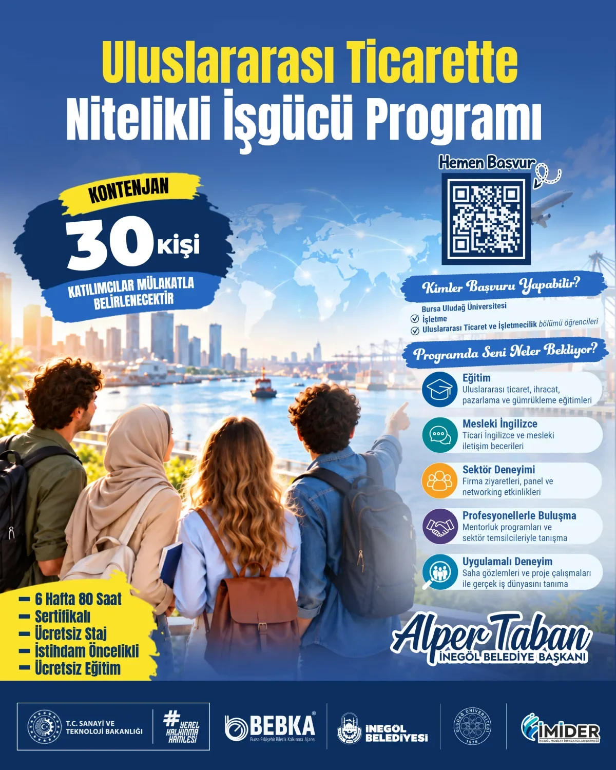 İnegöl’de gençlere dış ticaret ve ihracat fırsatı İnegöl’de gençlere dış ticaret ve ihracat fırsatı