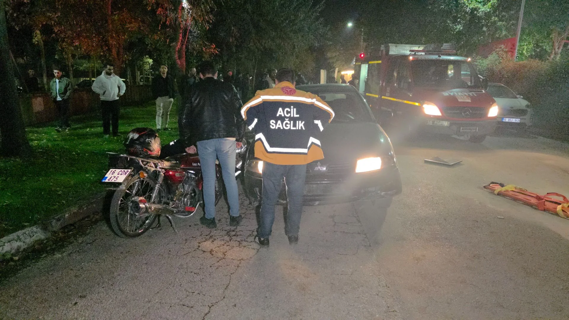 İnegöl Kültür Park’ta Feci Kaza! Motosiklet Sürücüsü Hayatını Kaybetti